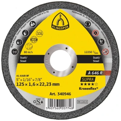 KLINGSPOR vágókorong 230x1,9x22,23 - A 646 R Supra