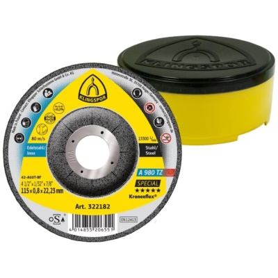 KLINGSPOR vágókorong 125x0,8x22,23 - A 980 TZ Special