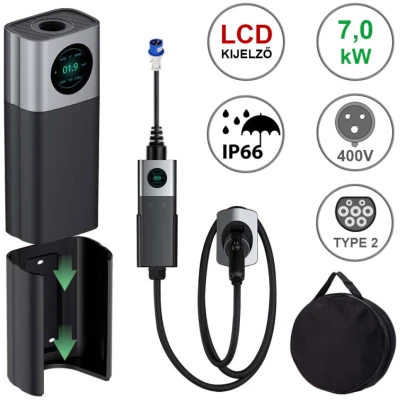 Q20 - 7.0kW, Type2 EV töltő