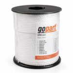 Sodrott KÖTÉL - 3 mm (Poliamid PA / Nylon - 0,93 kN) - FEHÉR 100 fm