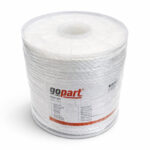 Sodrott KÖTÉL - 5 mm (Poliamid PA / Nylon - 2,55 kN) - FEHÉR 100 fm